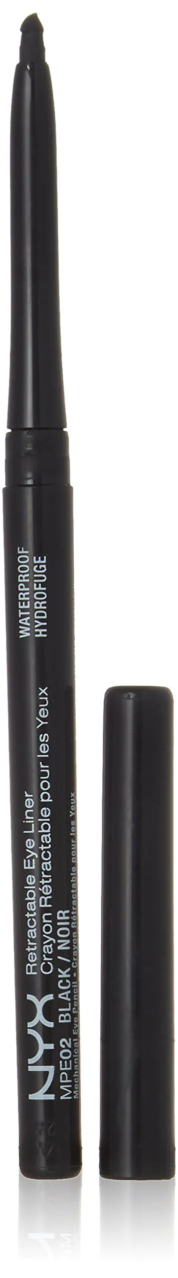 NYX Waterproof Retractable Eyeliner color MPE02 Black