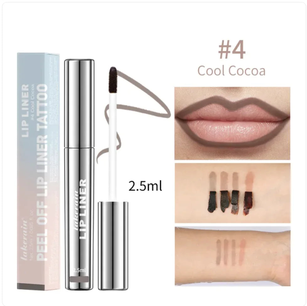 Matte Finish No-Stain Lipstick with Cup Hook Line